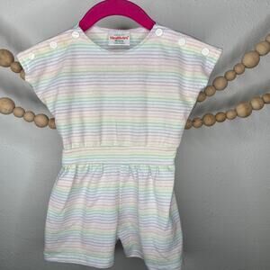 Vintage Healthtex Colorful Striped Romper